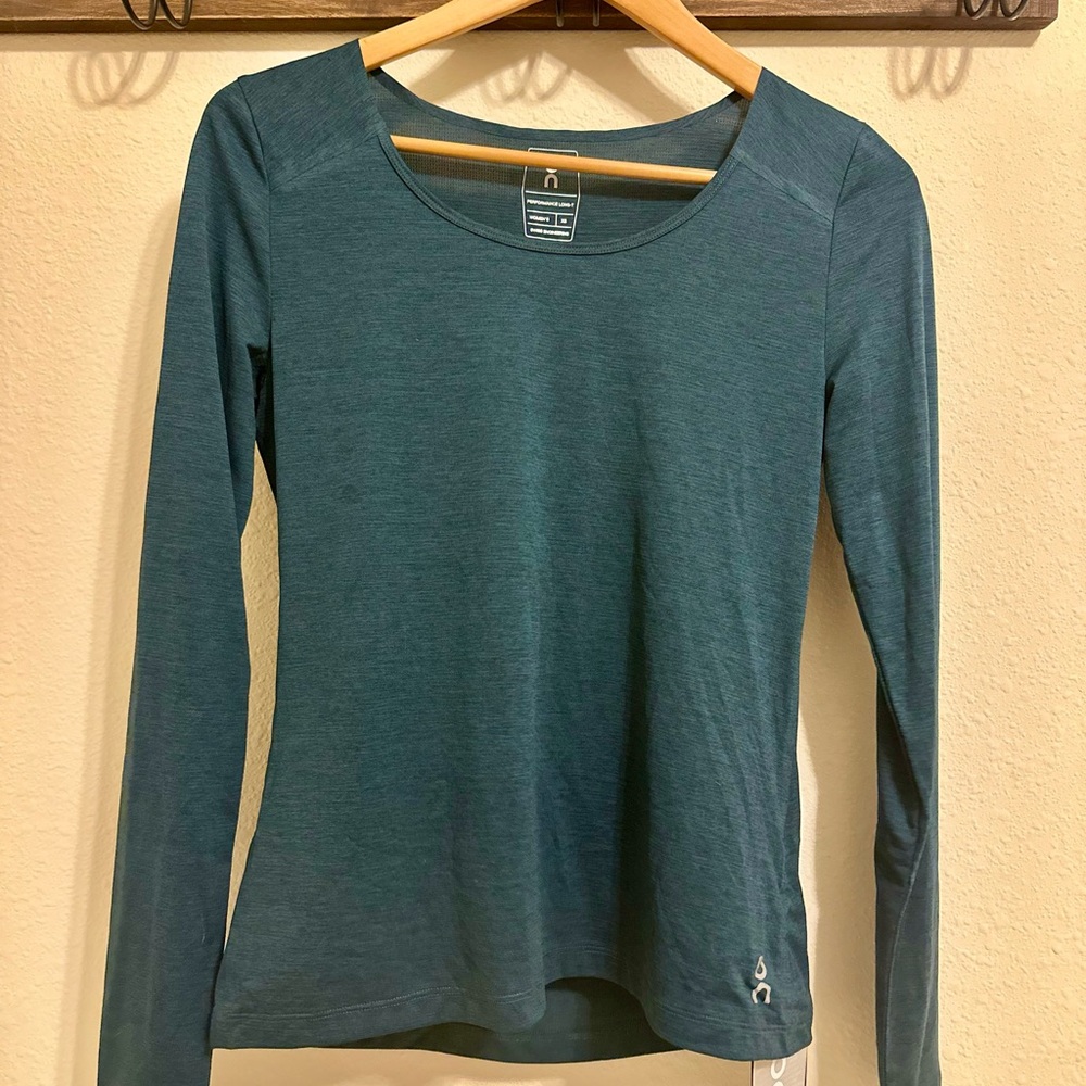 ON Blue Active Long Sleeve Athletic Top